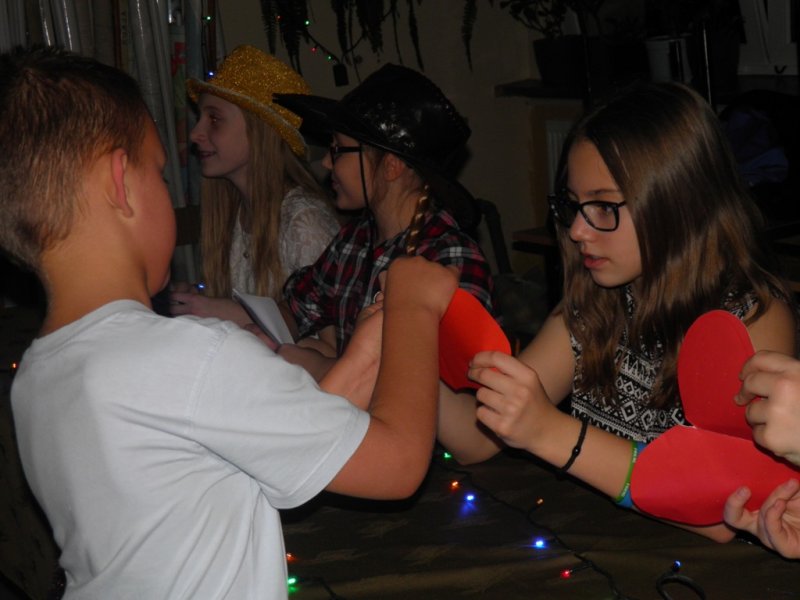 Zabawa andrzejkowo - integracyjna SP